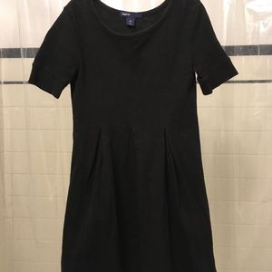 Gap Kids black fit-and-flare dress, size S (6-7)